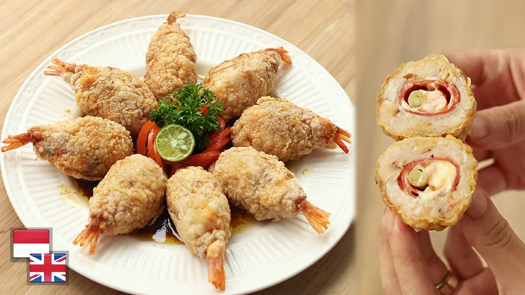 Udang Lapis Ham Keju