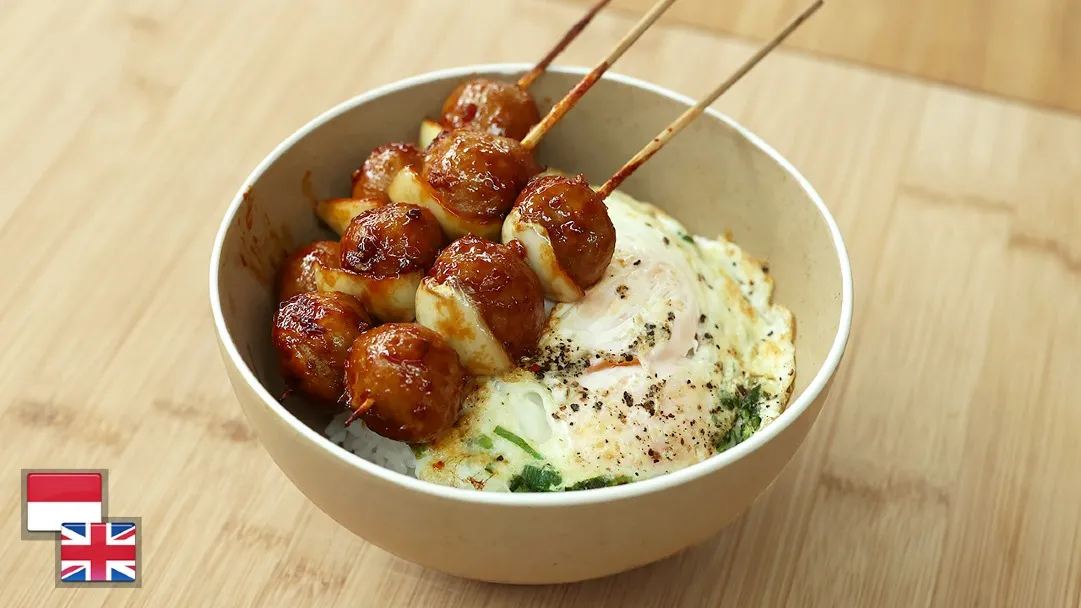 Nasi Bakso Bakar