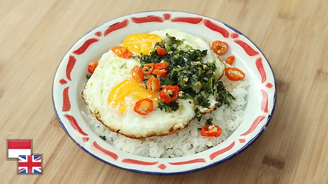 Nasi Telur Daun Bawang