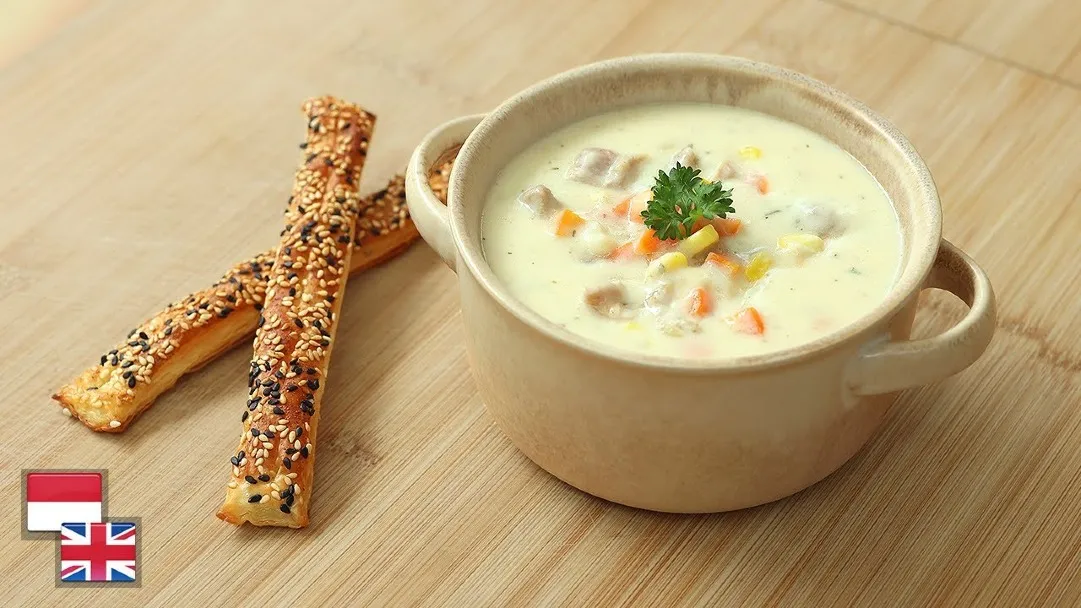 Sup Ayam Krim/Creamy Chicken Soup